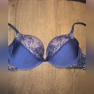 Victoria's Secret Midnight Blue Lace Bra
